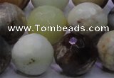 CFW09 15.5 inches 20mm faceted round flower jade beads wholesale