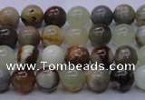 CFW10 15.5 inches 4mm round flower jade beads wholesale