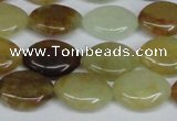 CFW135 15.5 inches 12*16mm marquise flower jade gemstone beads