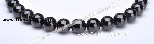 CGA04 Round 14mm natural garnet gemstone beads Wholesale