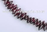 CGA12 15 inches multi sizes rice garnet gemstone beads Wholesale