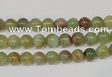 CGA202 15.5 inches 6mm round natural green garnet beads