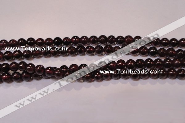 CGA351 14 inches 3mm round natural red garnet beads wholesale