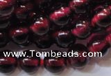 CGA357 15 inches 4mm round natural red garnet beads wholesale