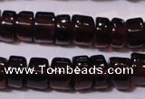 CGA365 15 inches 2*4mm heishi natural red garnet beads wholesale