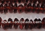 CGA380 15 inches 2*4mm rondelle natural red garnet beads wholesale