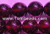 CGA420 15.5 inches 8mm round natural red garnet gemstone beads