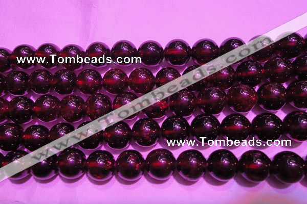 CGA420 15.5 inches 8mm round natural red garnet gemstone beads