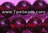 CGA421 15.5 inches 10mm round natural red garnet gemstone beads