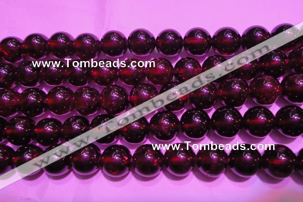 CGA421 15.5 inches 10mm round natural red garnet gemstone beads