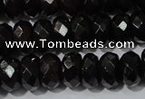 CGA459 15.5 inches 5*8mm faceted rondelle natural red garnet beads