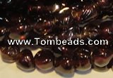 CGA488 15.5 inches 4mm - 5mm nuggets natural red garnet beads