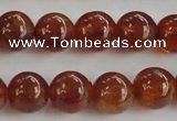 CGA511 15.5 inches 6mm round AA grade yellow red garnet beads