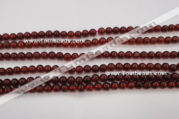 CGA601 15.5 inches 6mm A grade round natural orange garnet beads