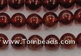 CGA602 15.5 inches 8mm A grade round natural orange garnet beads