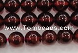 CGA605 15.5 inches 8mm A+ grade round natural orange garnet beads