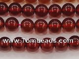 CGA611 15.5 inches 6mm AAA grade round natural orange garnet beads