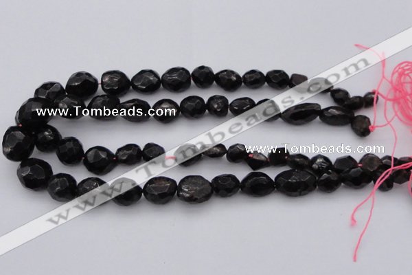 CGA658 15.5 inches 8*10mm - 15*18mm faceted nuggets red garnet beads