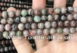 CGA685 15.5 inches 8mm round kashgar garnet beads wholesale