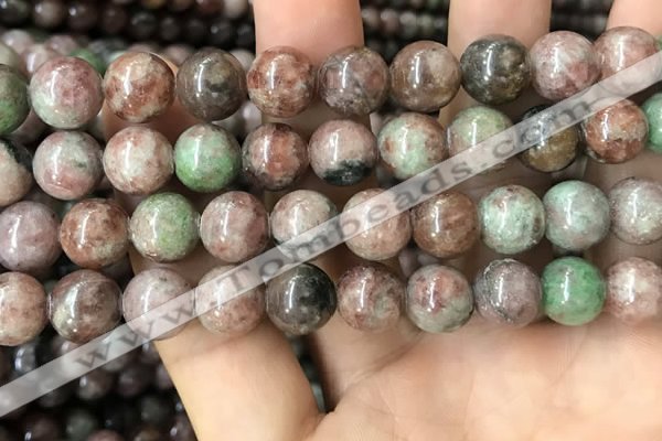 CGA687 15.5 inches 12mm round kashgar garnet beads wholesale