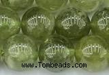 CGA852 15 inches 10mm round green garnet beads