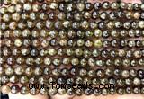 CGA880 15 inches 4mm round green garnet beads wholesale