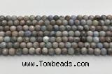 CGA920 15.5 inches 6mm faceted round blue angel skin beads wholesale