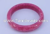 CGB201 Inner diameter 60mm fashion dyed rhodochrosite gemstone bangle