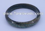 CGB212 Inner diameter 62mm fashion dyed long spar stone bangle