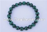 CGB215 2pcs 7.5 inches 4mm natural malachite gemstone bracelets