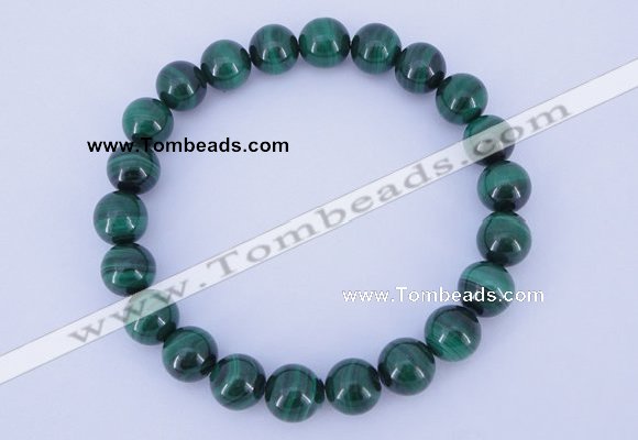 CGB215 2pcs 7.5 inches 4mm natural malachite gemstone bracelets