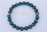 CGB216 2pcs 7.5 inches 6mm natural malachite gemstone bracelets