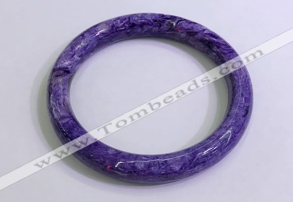 CGB2584 Inner diameter 60mm fashion charoite gemstone bracelet