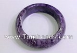 CGB2585 Inner diameter 60mm fashion charoite gemstone bracelet