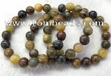 CGB2601 7.5 inches 10mm round natural pietersit beaded bracelets