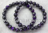 CGB2610 7.5 inches 8mm round natural sugilite beaded bracelets