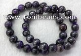 CGB2612 7.5 inches 10mm round natural sugilite beaded bracelets