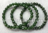 CGB2616 7.5 inches 7mm round diopside quartz beaded bracelets