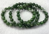 CGB2617 7.5 inches 8mm round diopside quartz beaded bracelets