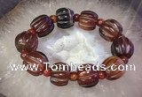 CGB3015 7.5 inches 16*20mm pumpkin agate bracelet wholesale