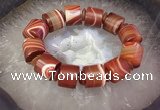 CGB3016 7.5 inches 13*16mm - 15*19mm tube agate bracelet