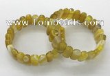 CGB3101 7.5 inches 8*15mm oval agate gemstone bracelets