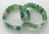 CGB3106 7.5 inches 8*15mm oval agate gemstone bracelets