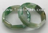 CGB3205 7.5 inches 18*29mm agate gemstone bracelets wholesale