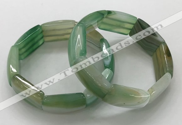 CGB3205 7.5 inches 18*29mm agate gemstone bracelets wholesale