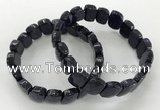 CGB3278 7.5 inches 10*15mm faceted marquise blue goldstone bracelets