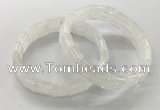 CGB3330 7.5 inches 10*15mm rectangle white crystal bracelets