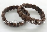 CGB3385 7.5 inches 10*15mm oval mahogany obsidian bracelets