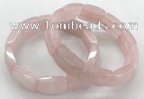 CGB3401 7.5 inches 15*21mm rose quartz bracelets wholesale