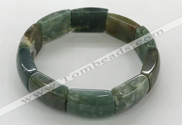 CGB3408 7.5 inches 15*21mm Indian agate gemstone bracelets